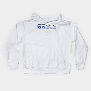 Drapeau Grèce Kids Hoodie